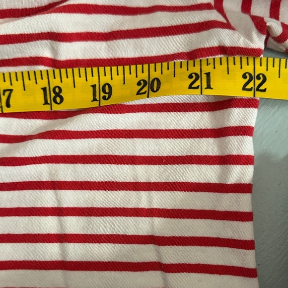 Frank & Eileen JOSEPHINE Red French Stripe Heritage Jersey Medium Classic Preppy - Picture 6 of 8